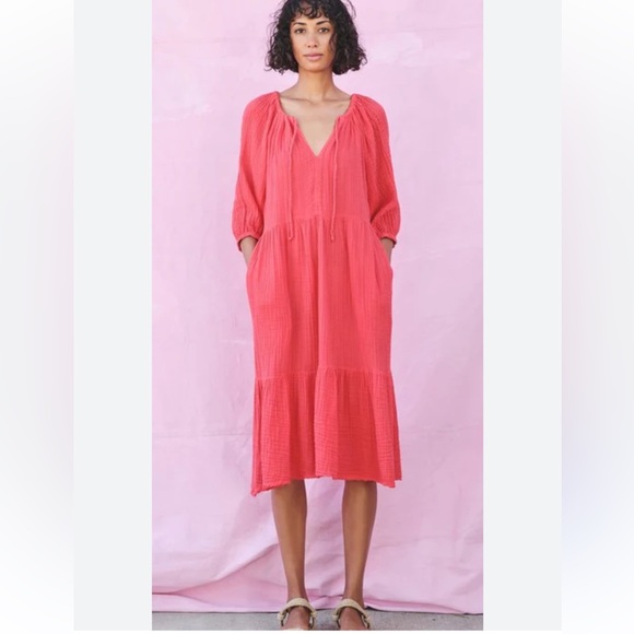 Sundry Mid Tier Dress - Poppy NWT Large - Picture 2 of 11